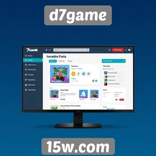 Interface e usabilidade do site d7game