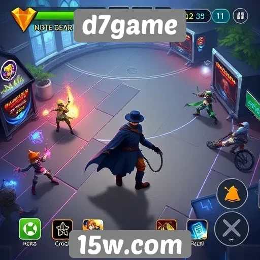 Navegando pela interface intuitiva do D7game